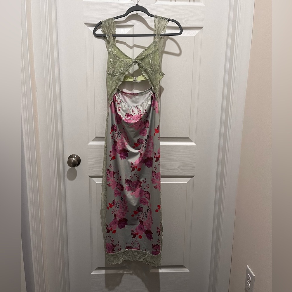 beautiful maxi cutout dress
